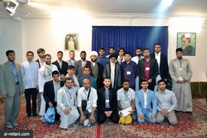 دیدار جمعی از شیعیان لندن با حضرت آیت الله حسینی میلانی