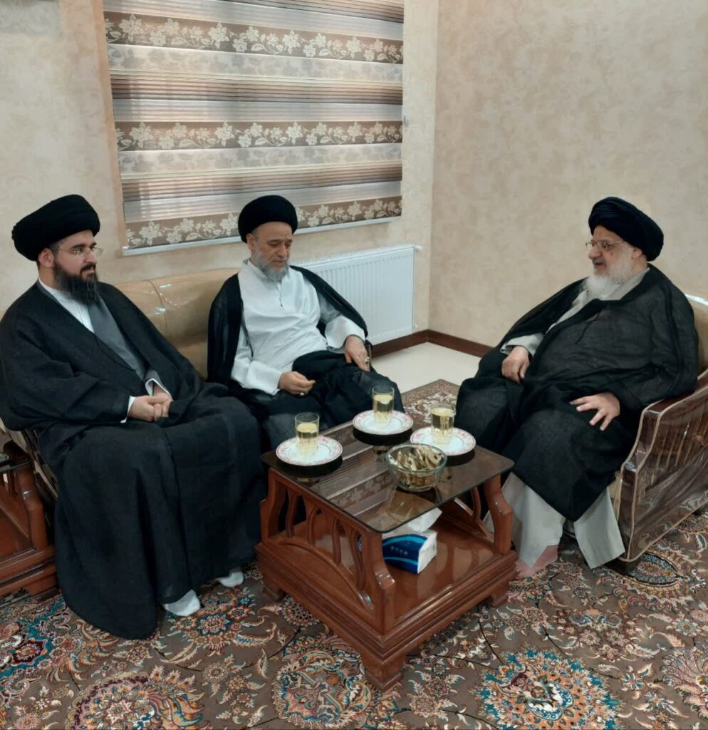 دیدار حجج اسلام‌ موسوی و بحرالعلوم از اساتید حوزه علمیه نجف اشرف، با آیت‌الله میلانی دام ظله العالی