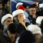 دسته عزاداری علما شب عاشورا 1433