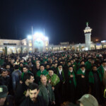 دسته عزاداری علما شب عاشورا 1433