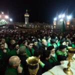 دسته عزاداری علما شب عاشورا 1433