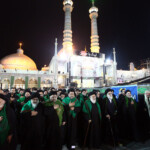 دسته عزاداری علما شب عاشورا 1433