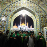 دسته عزاداری علما شب عاشورا 1433