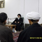 جمعی از طلاب مدرسه معصومیه
