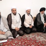 دیدار جمعی از طلاب تبریز با حضرت آیة الله میلانی