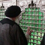 حضور حضرت آیتالله میلانی بر سر مزار علّامه مجلسی و علمای تخت فولاد اصفهان حضور حضرت آیتالله میلانی بر سر مزار علّامه مجلسی و علمای تخت فولاد اصفهان