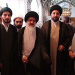 حضور حضرت آیتالله میلانی بر سر مزار علّامه مجلسی و علمای تخت فولاد اصفهان حضور حضرت آیتالله میلانی بر سر مزار علّامه مجلسی و علمای تخت فولاد اصفهان