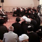 حضور حضرت آیتالله میلانی در مدرسه علمیّه جوادیّه و ایراد سخنرانی حضور حضرت آیتالله میلانی در مدرسه علمیّه جوادیّه و ایراد سخنرانی