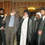 دیدار جمعی از اساتید دانشگاههای اصفهان با حضرت آیتالله میلانی دیدار جمعی از اساتید دانشگاههای اصفهان با حضرت آیتالله میلانی