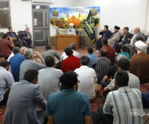 دیدار مسئولان هیئت های مذهبی با آیت الله میلانی