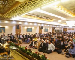 مراسم ترحیم آیت الله سید فاضل میلانی