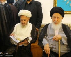 مراسم ترحیم آیت الله سید فاضل میلانی