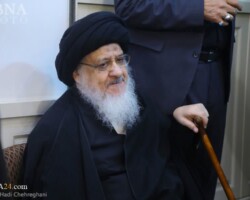 مراسم ترحیم آیت الله سید فاضل میلانی