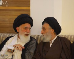 مراسم ترحیم آیت الله سید فاضل میلانی