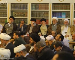 مراسم ترحیم آیت الله سید فاضل میلانی