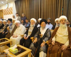 مراسم ترحیم آیت الله سید فاضل میلانی