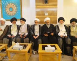 مراسم ترحیم آیت الله سید فاضل میلانی