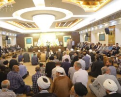 مراسم ترحیم آیت الله سید فاضل میلانی