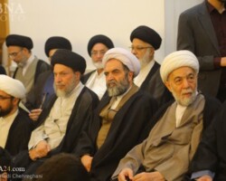 مراسم ترحیم آیت الله سید فاضل میلانی