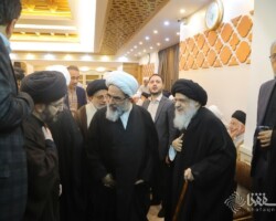 مراسم ترحیم آیت الله سید فاضل میلانی