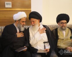 مراسم ترحیم آیت الله سید فاضل میلانی