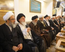 مراسم ترحیم آیت الله سید فاضل میلانی