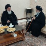 عیادت و دیدار جمعی از حضرات آیات عظام و شخصیت‌ها و اساتید حوزه‌های علمیه با حضرت آیت الله میلانی مدظله العالی
