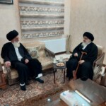 عیادت و دیدار جمعی از حضرات آیات عظام و شخصیت‌ها و اساتید حوزه‌های علمیه با حضرت آیت الله میلانی مدظله العالی