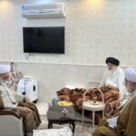 عیادت و دیدار جمعی از حضرات آیات عظام و شخصیت‌ها و اساتید حوزه‌های علمیه با حضرت آیت الله میلانی مدظله العالی