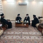 عیادت و دیدار جمعی از حضرات آیات عظام و شخصیت‌ها و اساتید حوزه‌های علمیه با حضرت آیت الله میلانی مدظله العالی