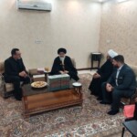 عیادت و دیدار جمعی از حضرات آیات عظام و شخصیت‌ها و اساتید حوزه‌های علمیه با حضرت آیت الله میلانی مدظله العالی