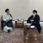 عیادت و دیدار جمعی از حضرات آیات عظام و شخصیت‌ها و اساتید حوزه‌های علمیه با حضرت آیت الله میلانی مدظله العالی