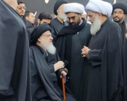 آیت الله میلانی - دسته عزاداری