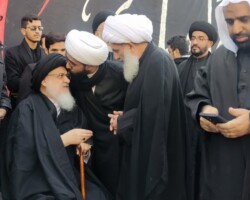 آیت الله میلانی - دسته عزاداری