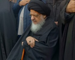 آیت الله میلانی - دسته عزاداری