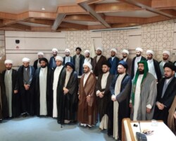 دیدار جمعی از مبلغین وابسته به آستان مقدس سیدالشهداء سلام الله علیه با حضرت آیت الله میلانی مدظله العالی