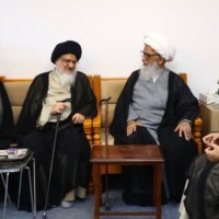 گزارش تصویری دیدارهای آیت الله میلانی با برخی از مراجع معظم و حضرات آیات و حجج اسلام در نجف اشرف