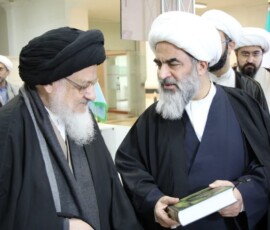 آیت الله میلانی - نمایشگاه کتاب