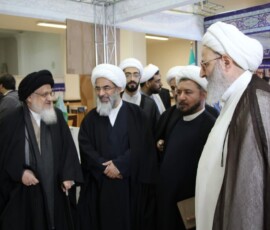 آیت الله میلانی - نمایشگاه کتاب